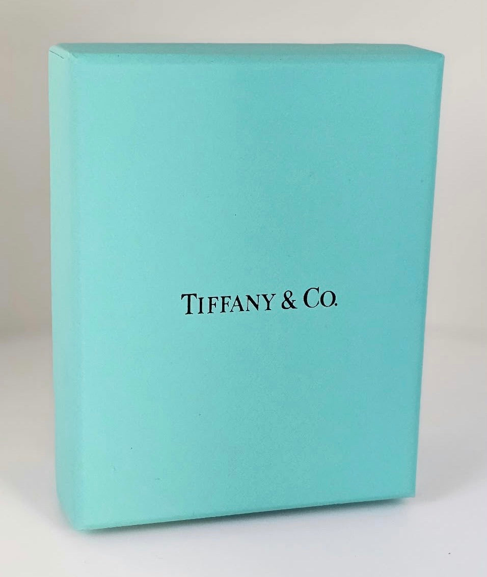 Tiffany & Co Estate Twisted Rope Heart Bracelet 7" Sterling Silver TIF1003