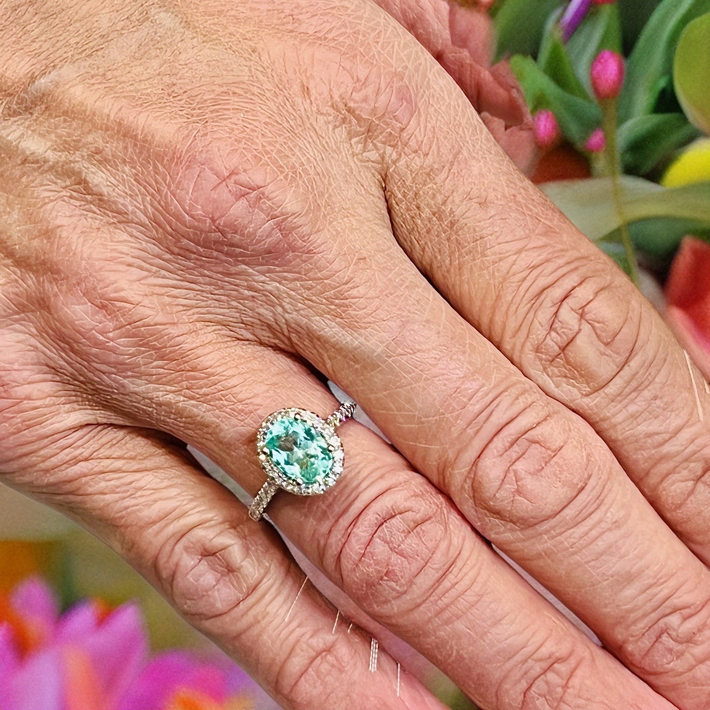 Natural Colombian Emerald Diamond Ring Size 6.5 14k W Gold 2.98 TCW Certified $6,790 218110 - Certified Fine Jewelry