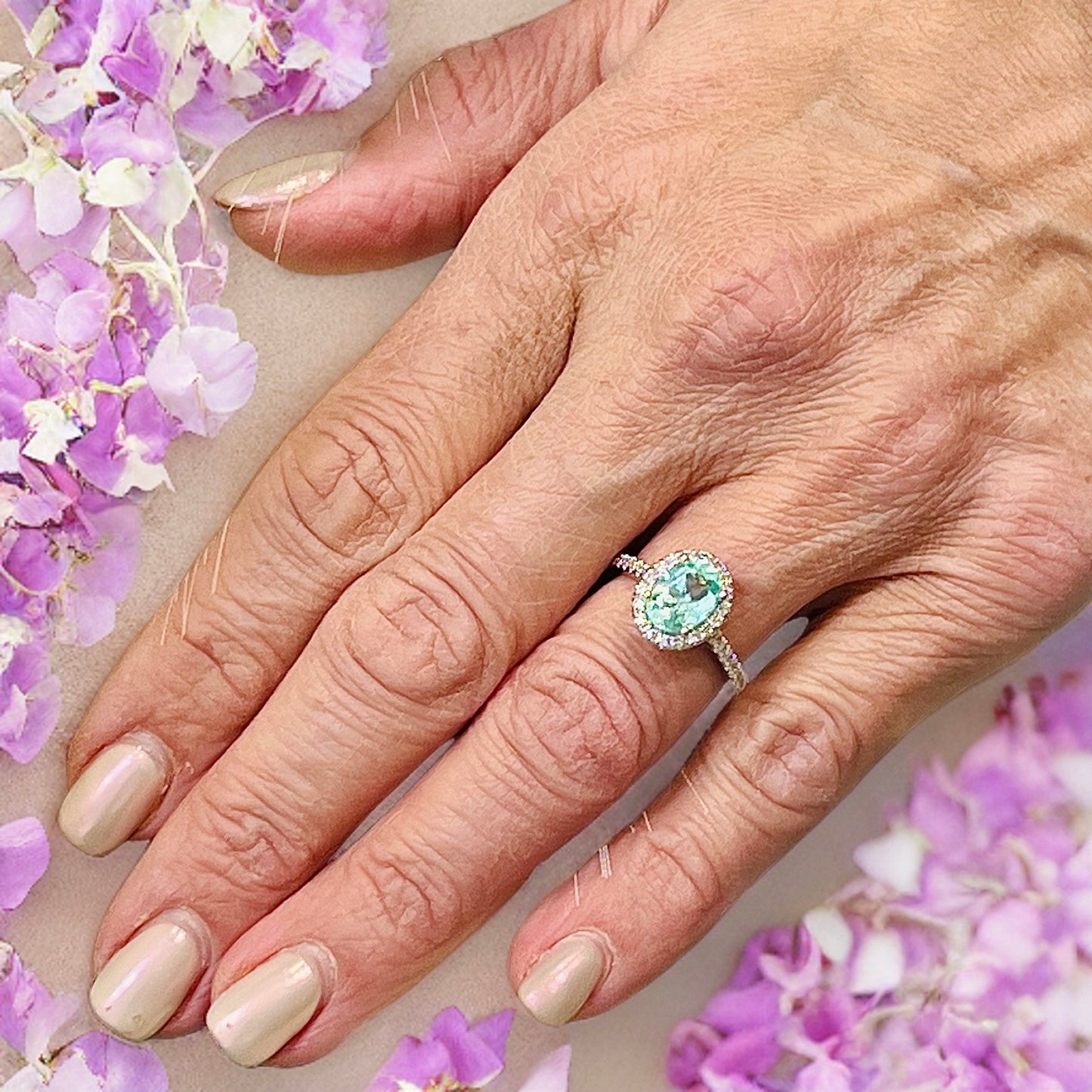 Natural Colombian Emerald Diamond Ring Size 6.5 14k W Gold 2.98 TCW Certified $6,790 218110 - Certified Fine Jewelry