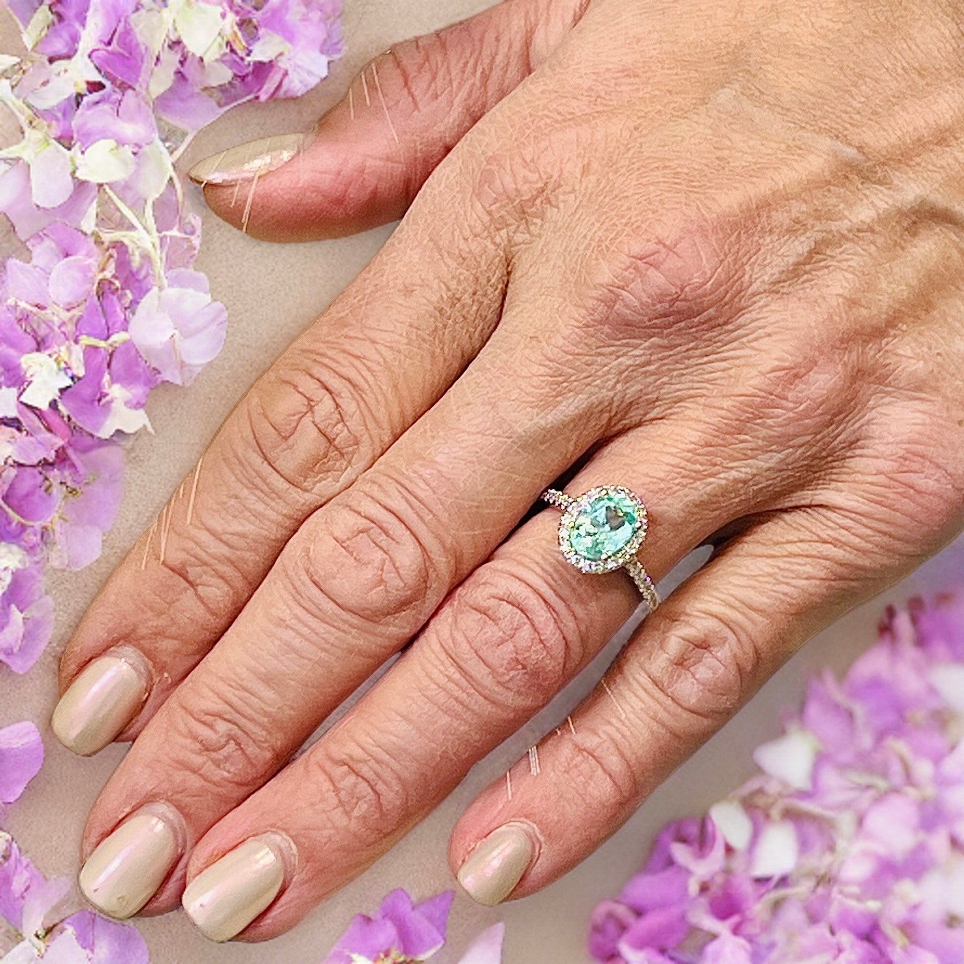 Natural Colombian Emerald Diamond Ring Size 6.5 14k W Gold 2.98 TCW Certified $6,790 218110 - Certified Fine Jewelry
