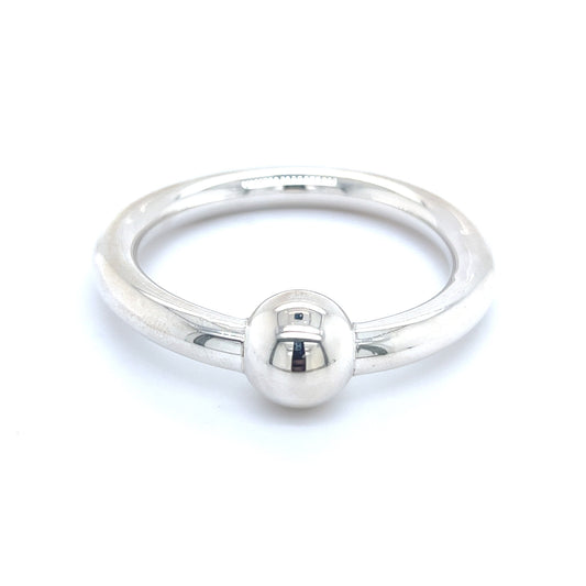 Tiffany & Co Estate Baby Rattle 2" Wide Silver TIF589 - Certified Fine Jewelry
