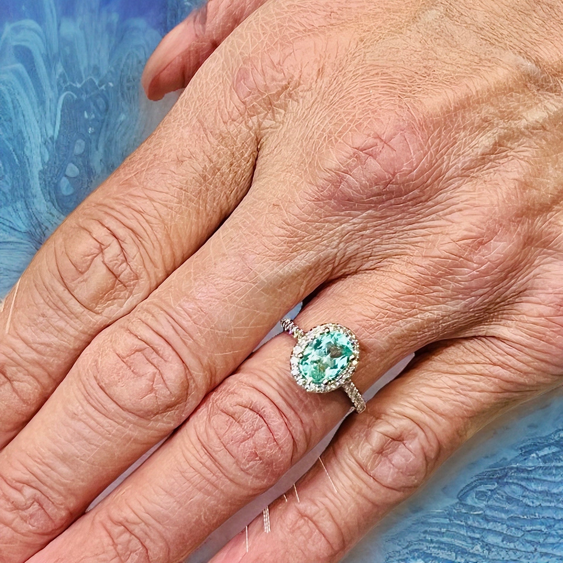 Natural Colombian Emerald Diamond Ring Size 6.5 14k W Gold 2.98 TCW Certified $6,790 218110 - Certified Fine Jewelry