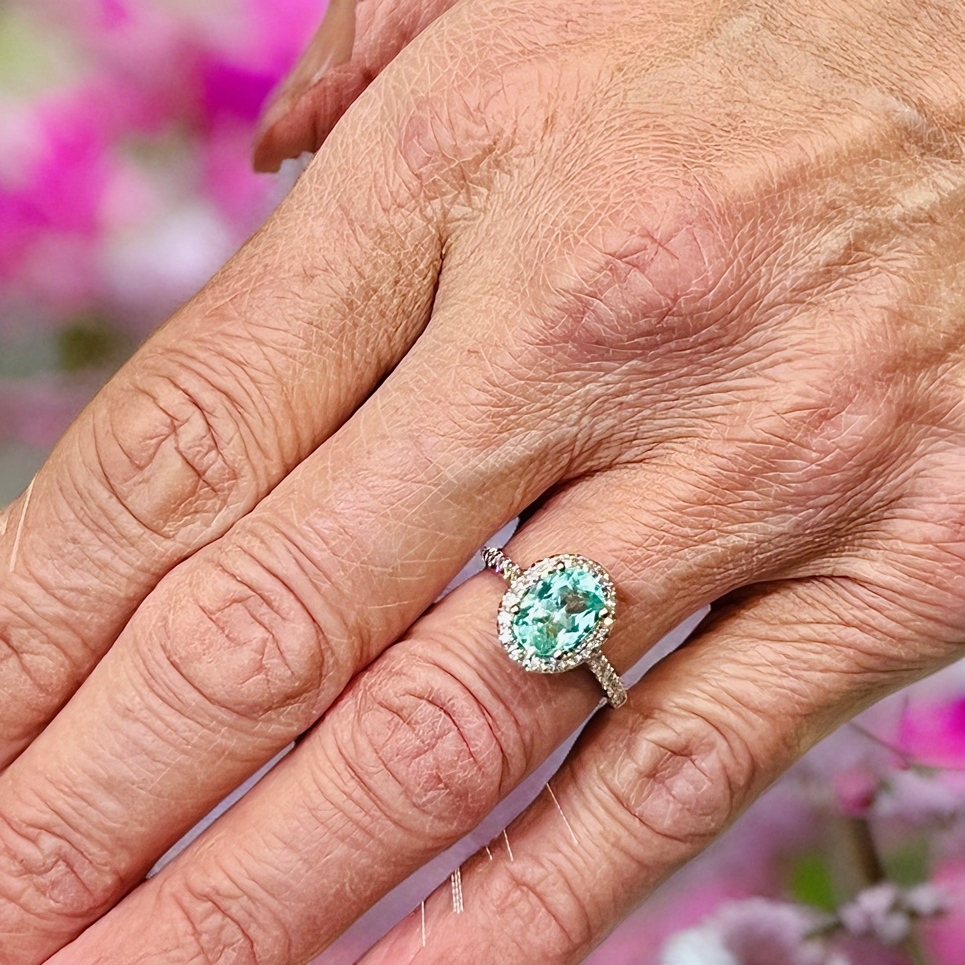 Natural Colombian Emerald Diamond Ring Size 6.5 14k W Gold 2.98 TCW Certified $6,790 218110 - Certified Fine Jewelry