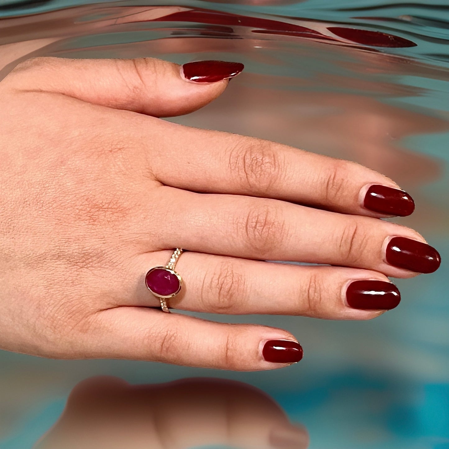 Natural Ruby Diamond Ring 6.75 14k Y Gold 4.38 TCW Certified $4,950 310583 - Certified Fine Jewelry