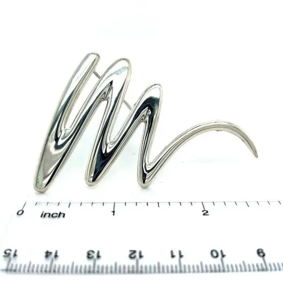 Tiffany & Co Estate Brooch Pin Sterling Silver By Paloma Picasso TIF840