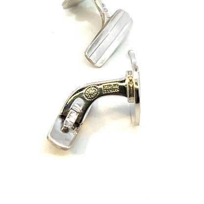 Georg Jensen Estate Cufflinks Sterling Silver GJ23 - Certified Fine Jewelry