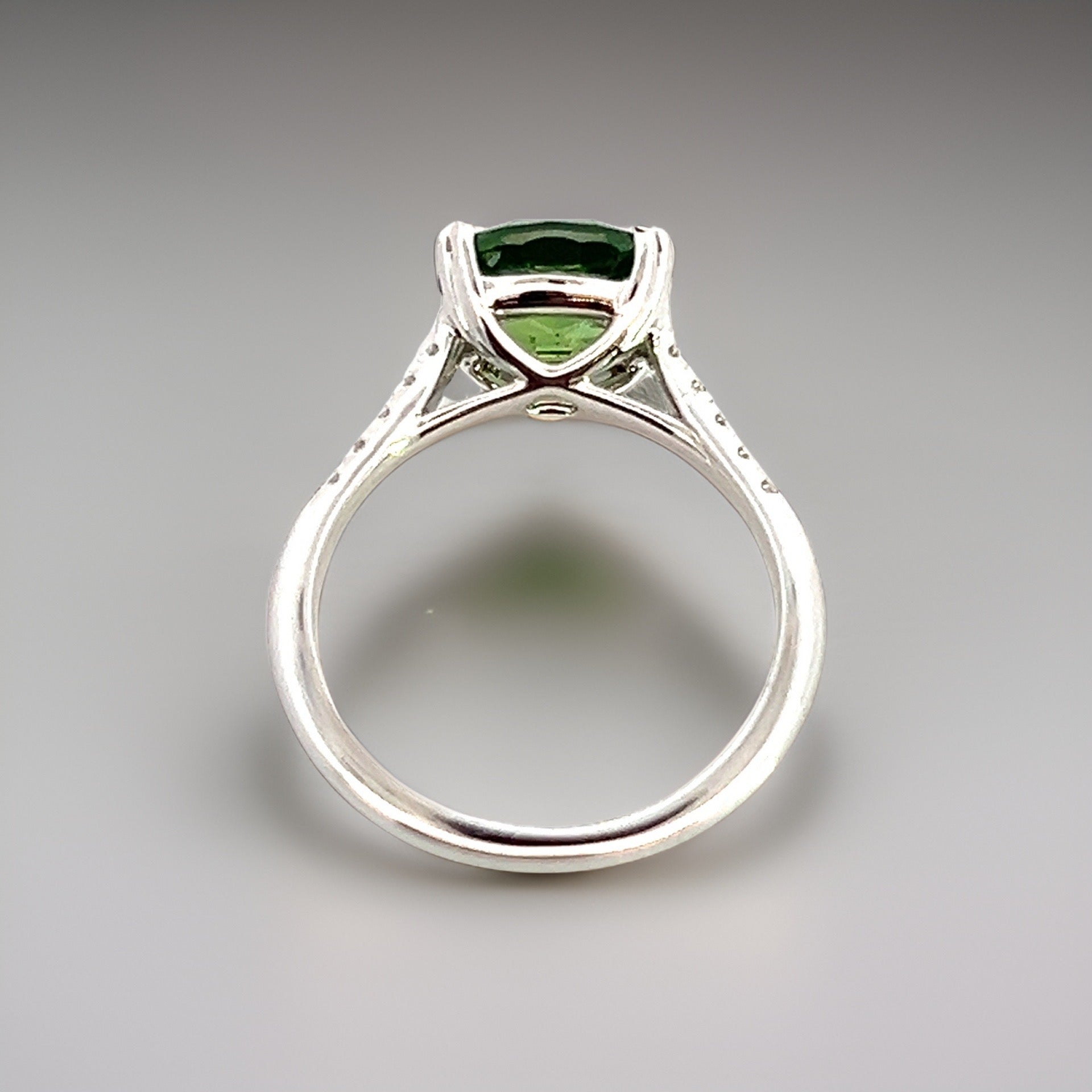 Natural Sapphire Diamond Ring 6.5 14k WG 2.89 TCW Certified $4,950 310999 - Certified Fine Jewelry