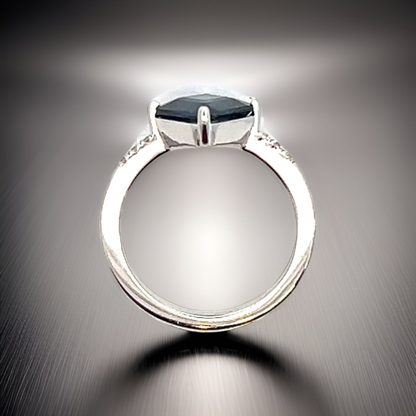 Natural Sapphire Diamond Ring 6.25 14k WG 2.24 TCW Certified $3,950 310591 - Certified Fine Jewelry