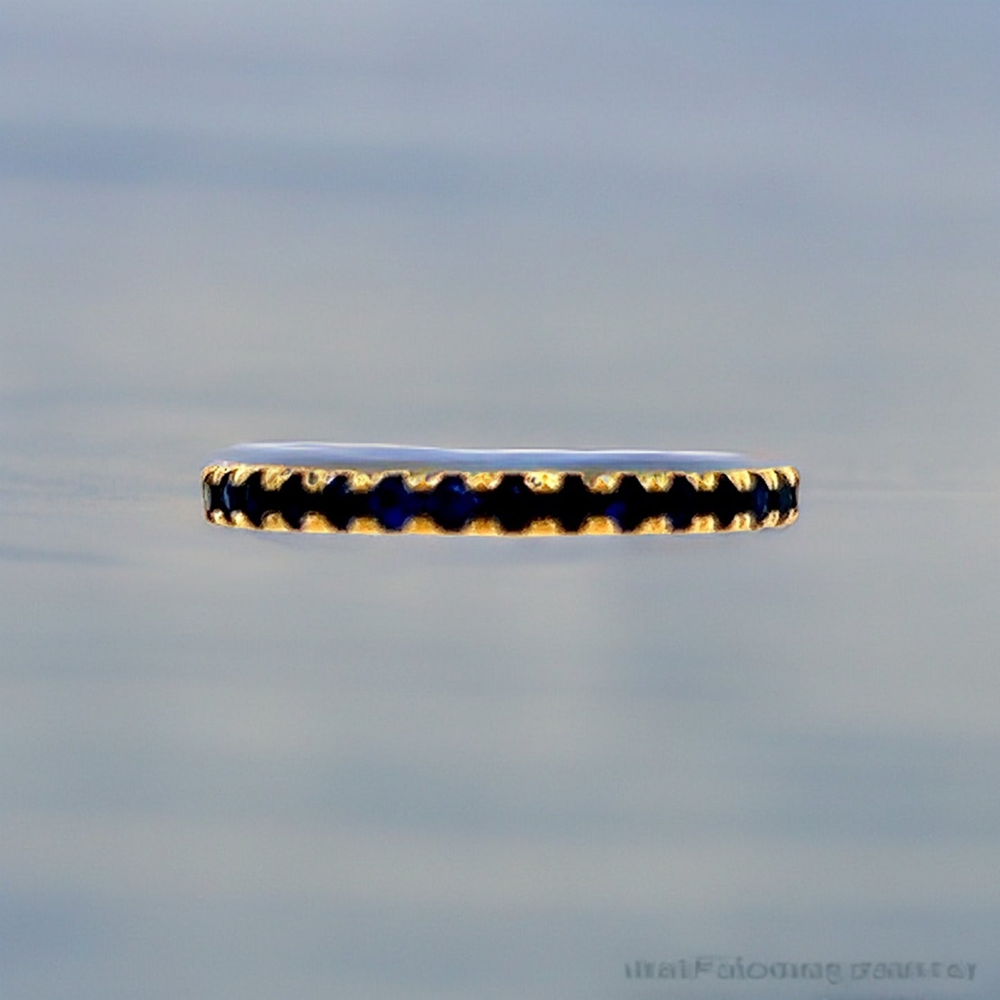 Natural Blue Sapphire Ring 6.5 14k Y Gold 0.66 TCW Certified $1,190 217009 - Certified Fine Jewelry