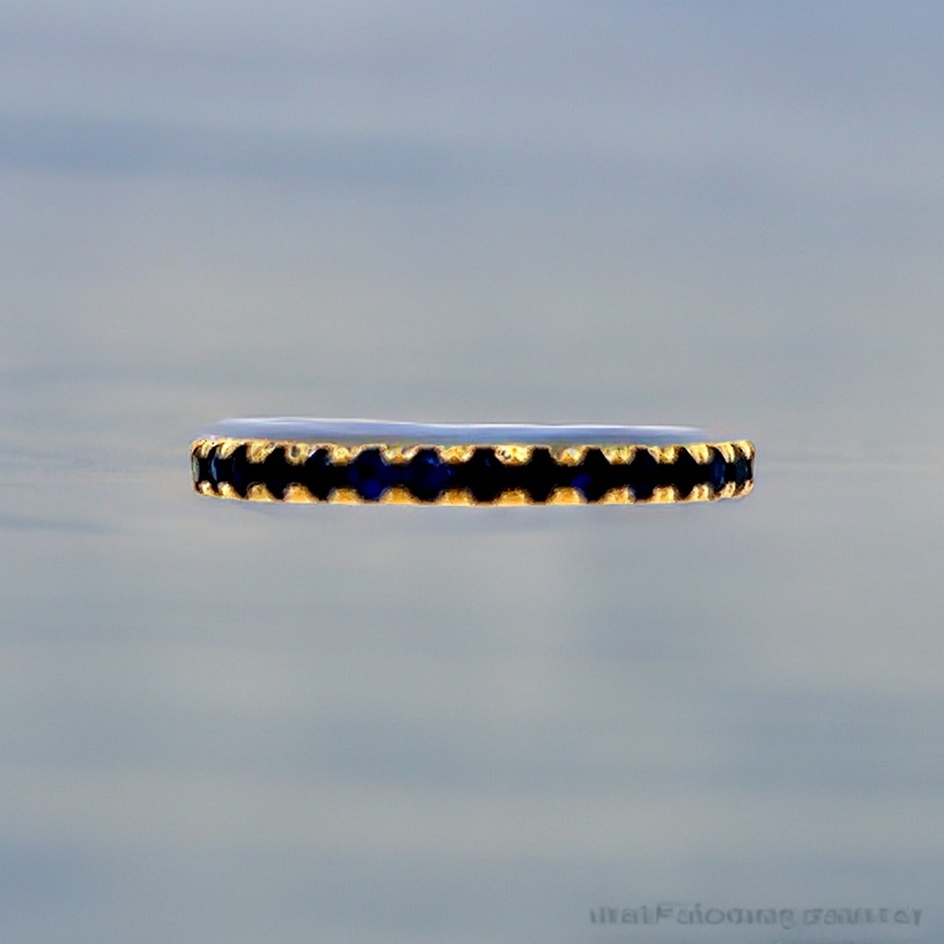 Natural Blue Sapphire Ring 6.5 14k Y Gold 0.66 TCW Certified $1,190 217009 - Certified Fine Jewelry