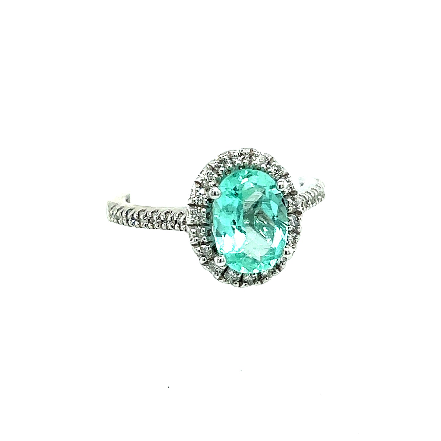 Natural Colombian Emerald Diamond Ring Size 6.5 14k W Gold 2.98 TCW Certified $6,790 218110 - Certified Fine Jewelry