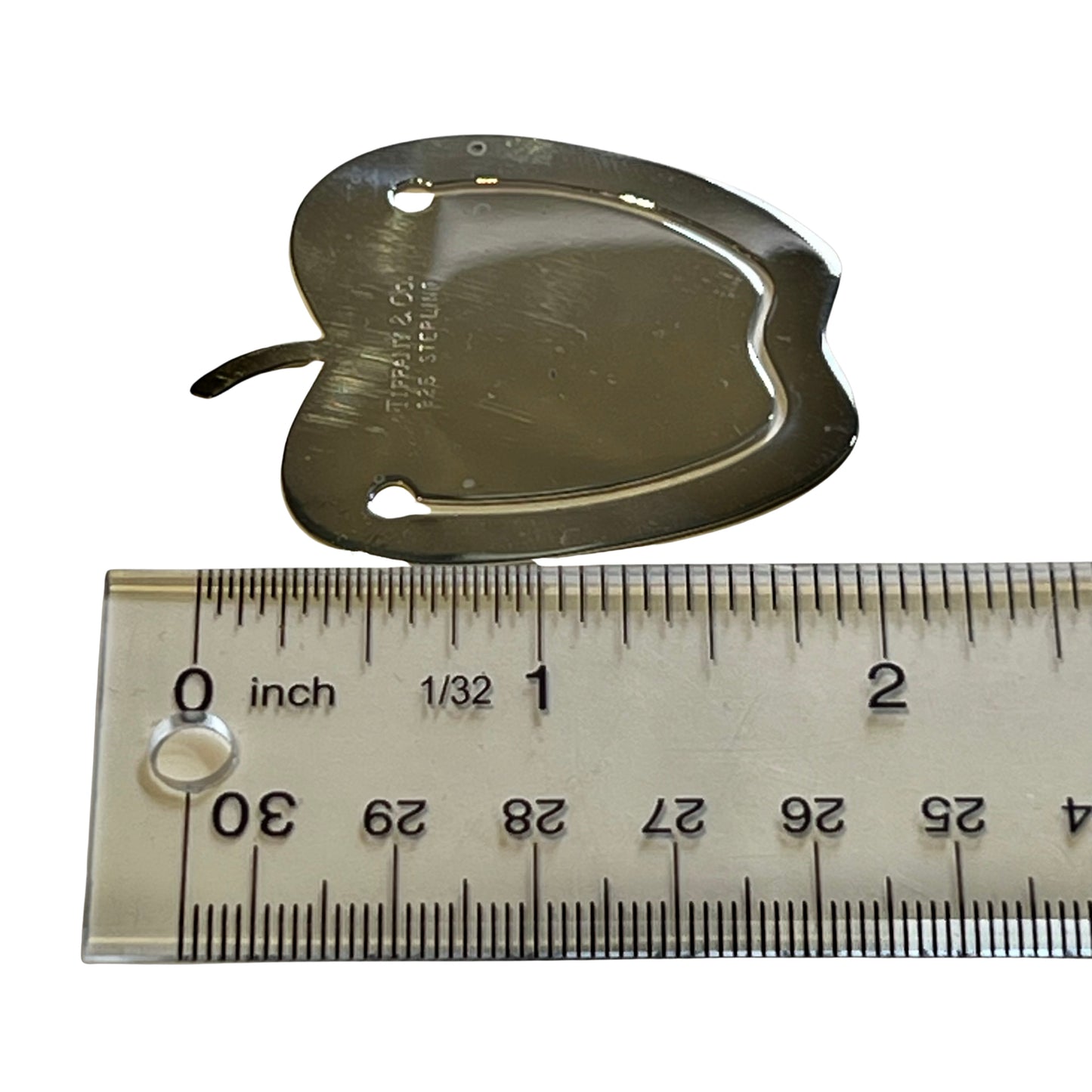 Tiffany & Co Estate Apple Bookmark Sterling Silver TIF529 - Certified Fine Jewelry