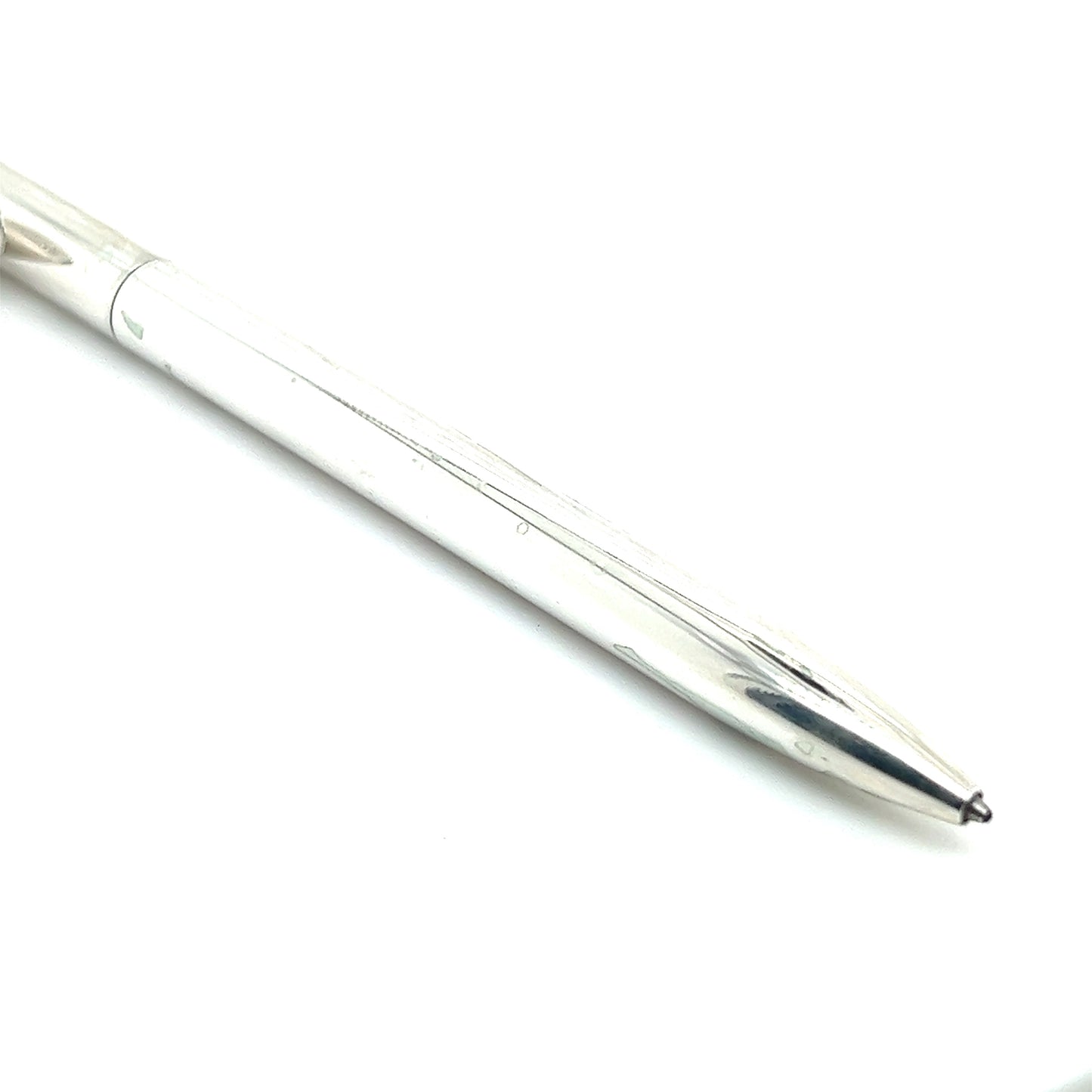 Tiffany & Co Estate Ballpoint Pen 5" Silver TIF423 - Certified Fine Jewelry