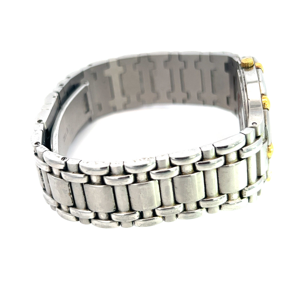 Concord Estate Saratoga Roman Numerals Watch 18k Gold + Stainless Steel C3