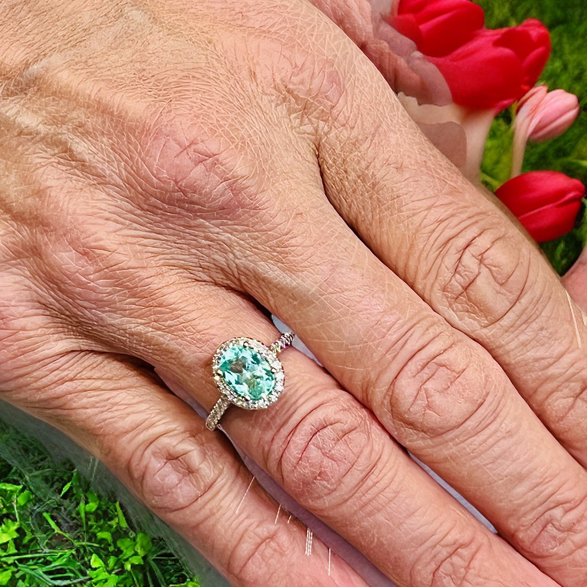 Natural Colombian Emerald Diamond Ring Size 6.5 14k W Gold 2.98 TCW Certified $6,790 218110 - Certified Fine Jewelry