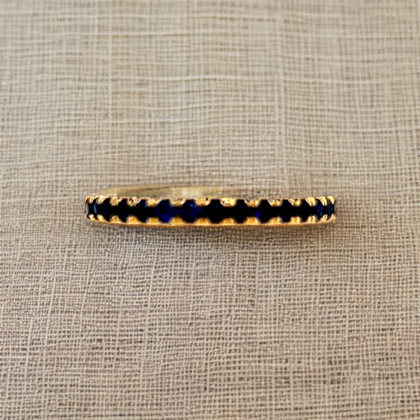 Natural Blue Sapphire Ring 6.5 14k Y Gold 0.66 TCW Certified $1,190 217009 - Certified Fine Jewelry