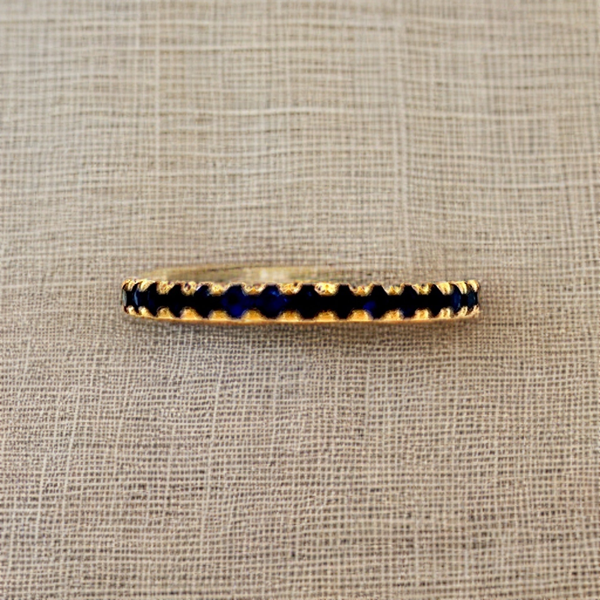 Natural Blue Sapphire Ring 6.5 14k Y Gold 0.66 TCW Certified $1,190 217009 - Certified Fine Jewelry