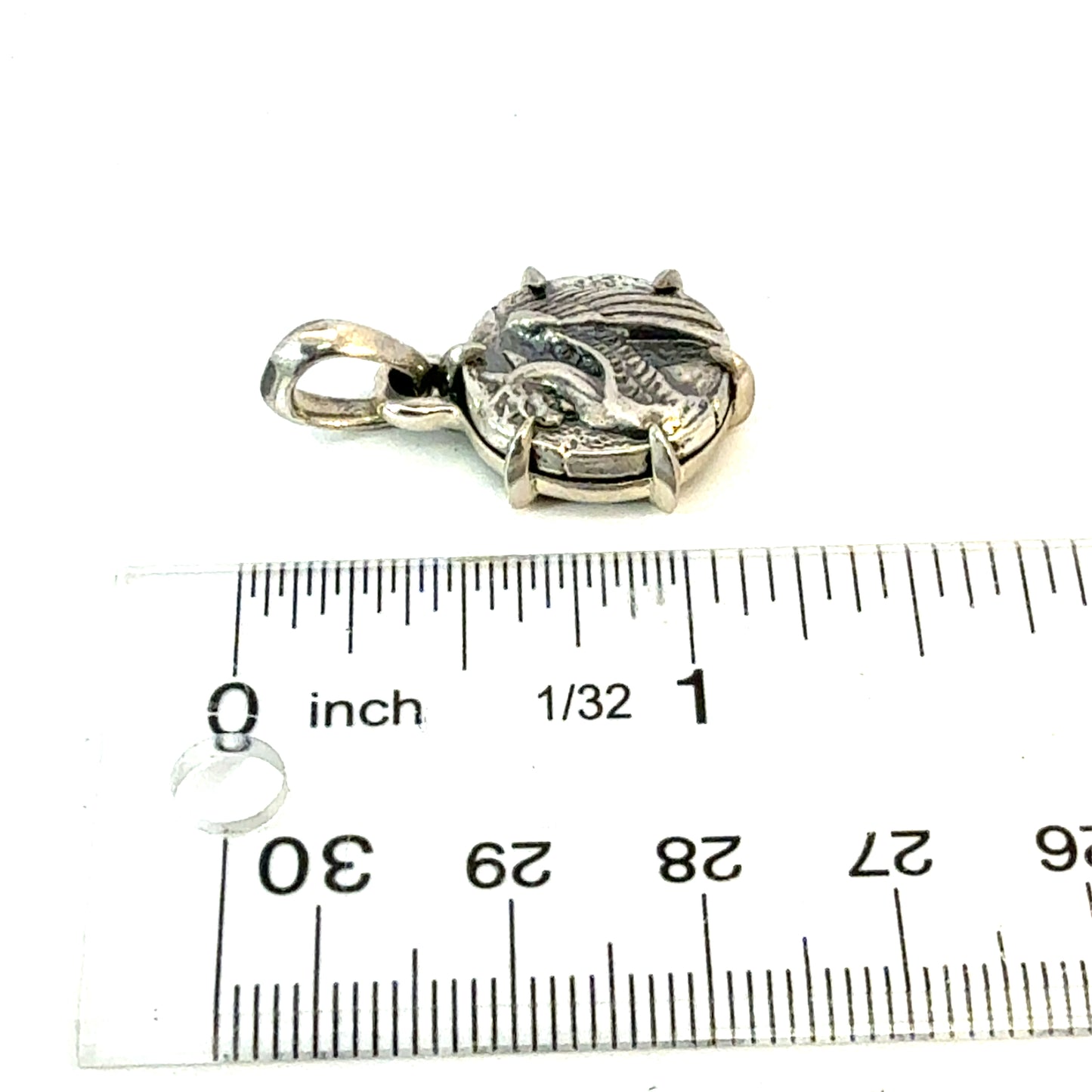 David Yurman Dragon Pendant Sterling Silver Estate DY622