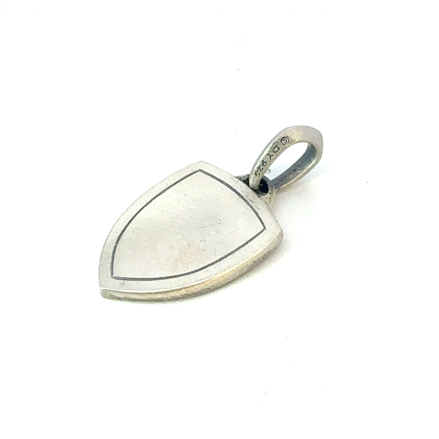 David Yurman St. Micheal Amulet Pendant Sterling Silver Estate DY655