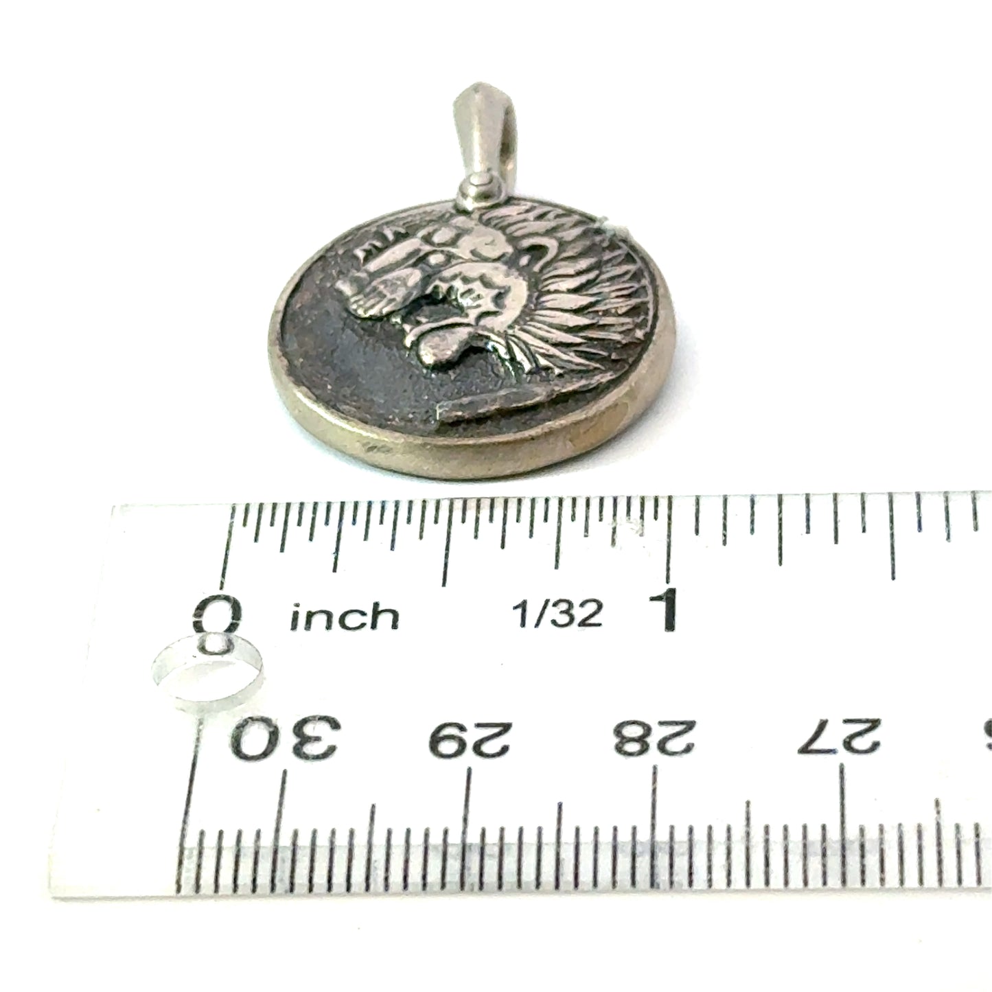 David Yurman Lion Amulet Sterling Silver Estate DY728