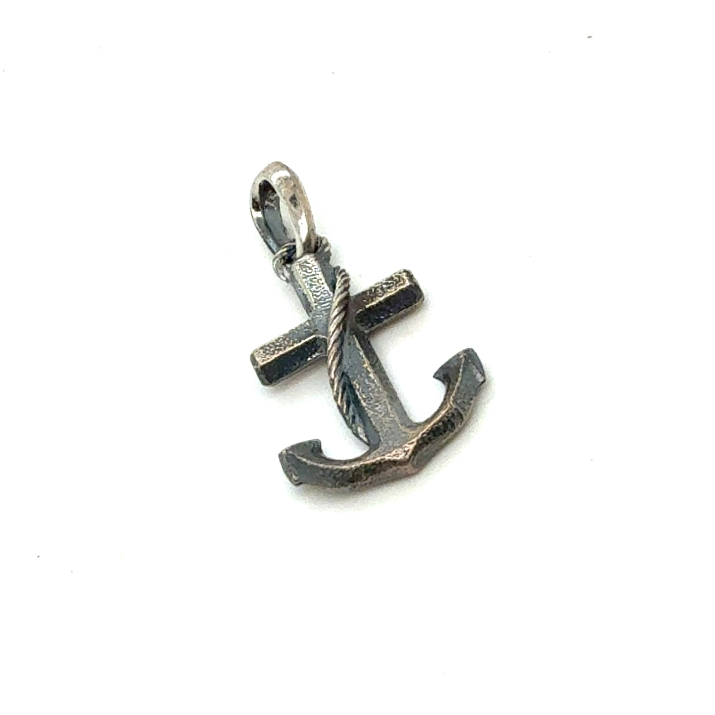 David Yurman Anchor Amulet Sterling Silver Estate DY797