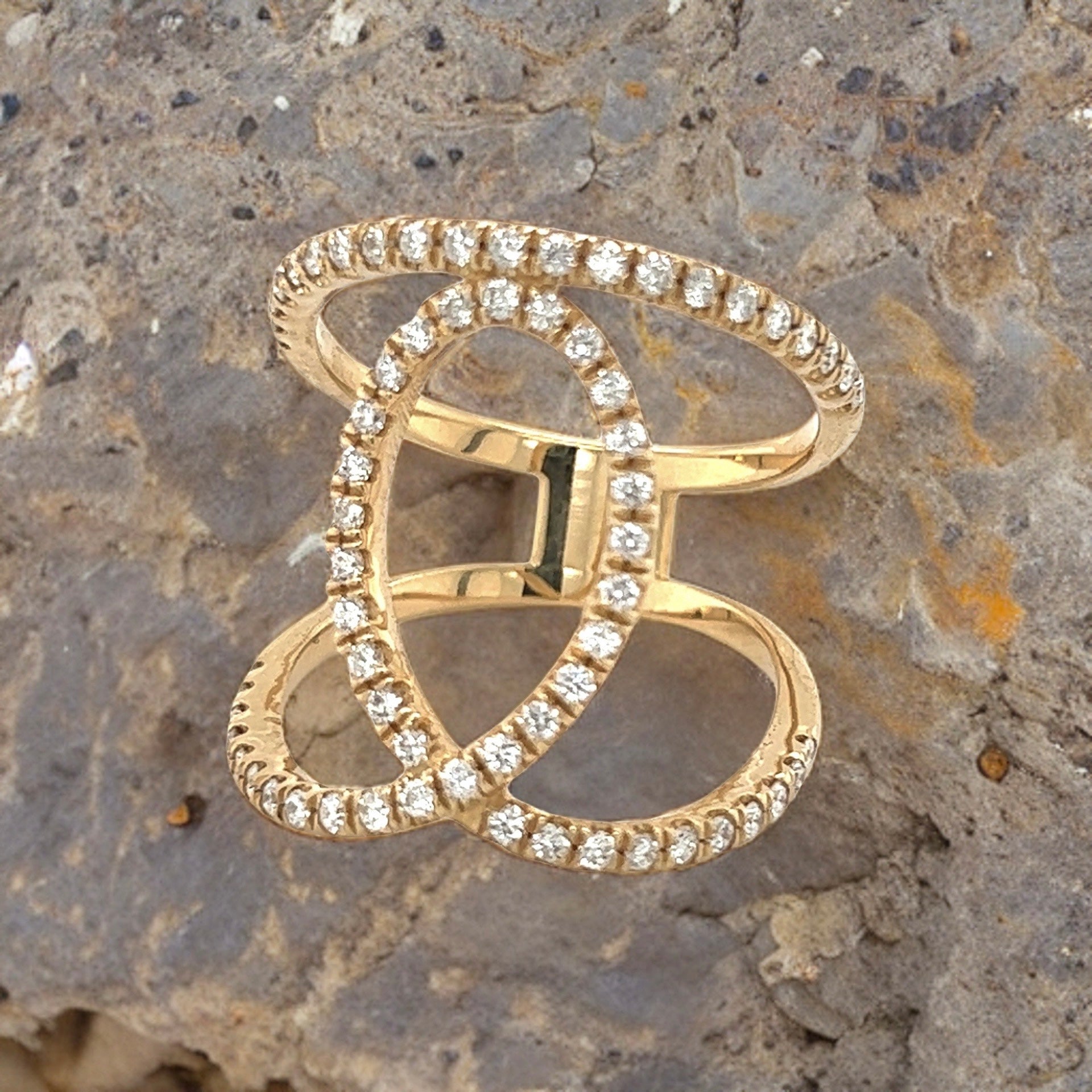 Diamond Ring Size 9.25 14k Gold 0.85 TCW 7.02 Grams Certified $5,950 215418 - Certified Fine Jewelry