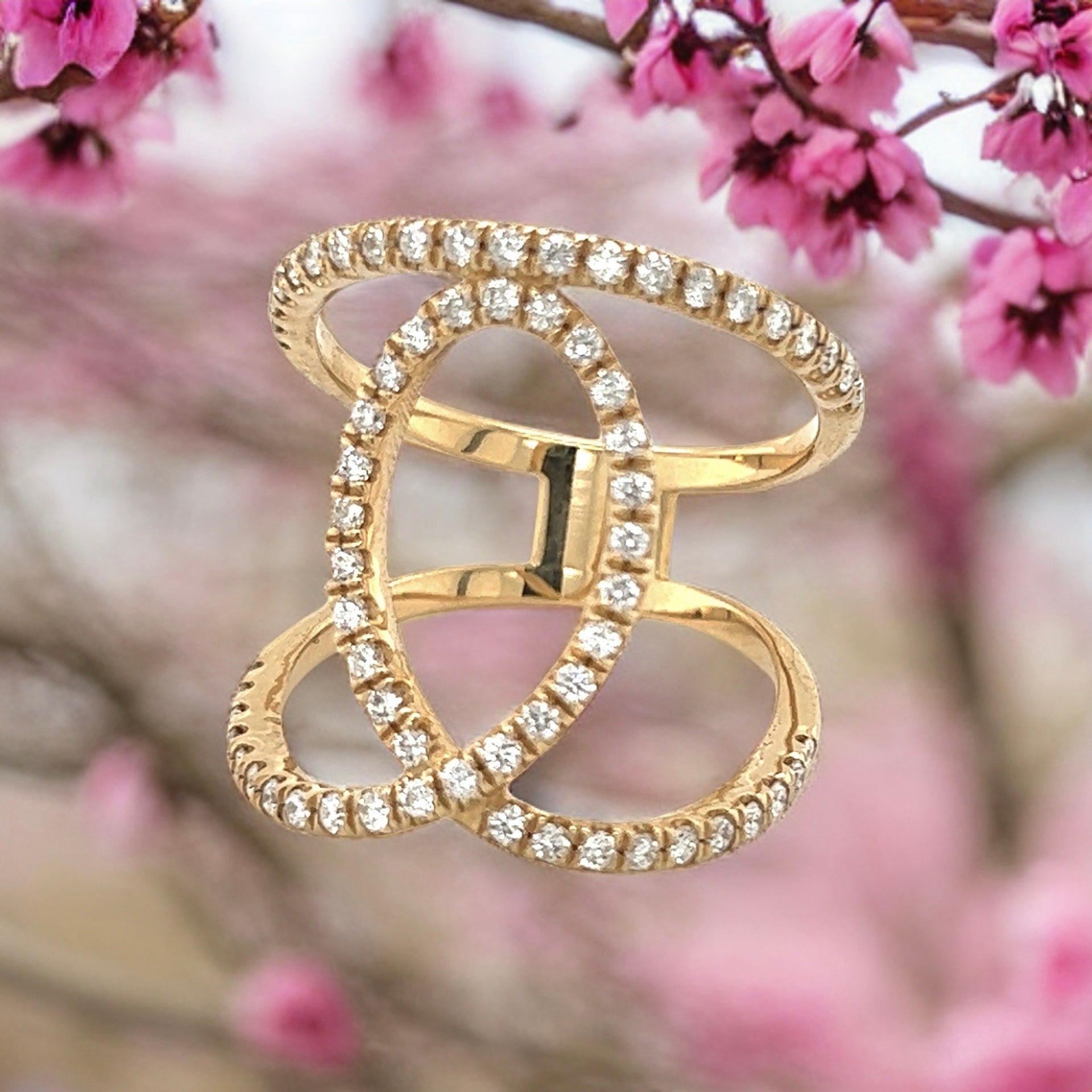 Diamond Ring Size 9.25 14k Gold 0.85 TCW 7.02 Grams Certified $5,950 215418 - Certified Fine Jewelry