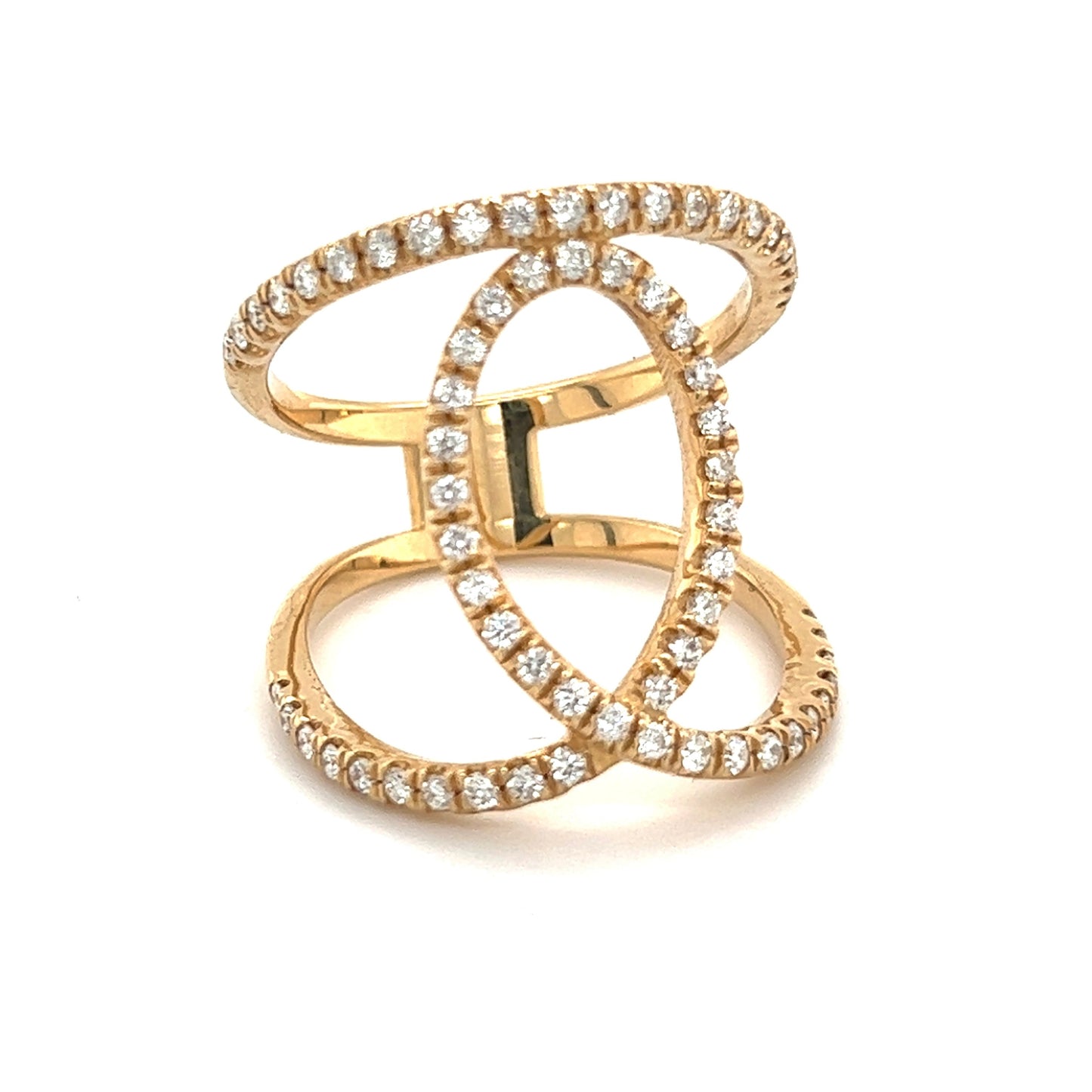 Diamond Ring Size 9.25 14k Gold 0.85 TCW 7.02 Grams Certified $5,950 215418 - Certified Fine Jewelry