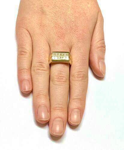 Diamond Ring 14k Gold 2 CTS Princess Cut Unisex Certified $4,200 606238 - Certified Fine Jewelry