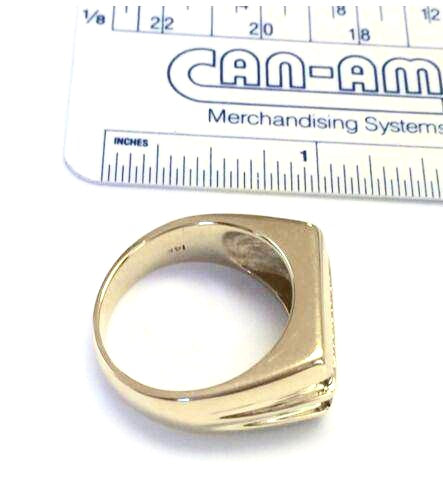 Diamond Ring 14k Gold 2 CTS Princess Cut Unisex Certified $4,200 606238 - Certified Fine Jewelry