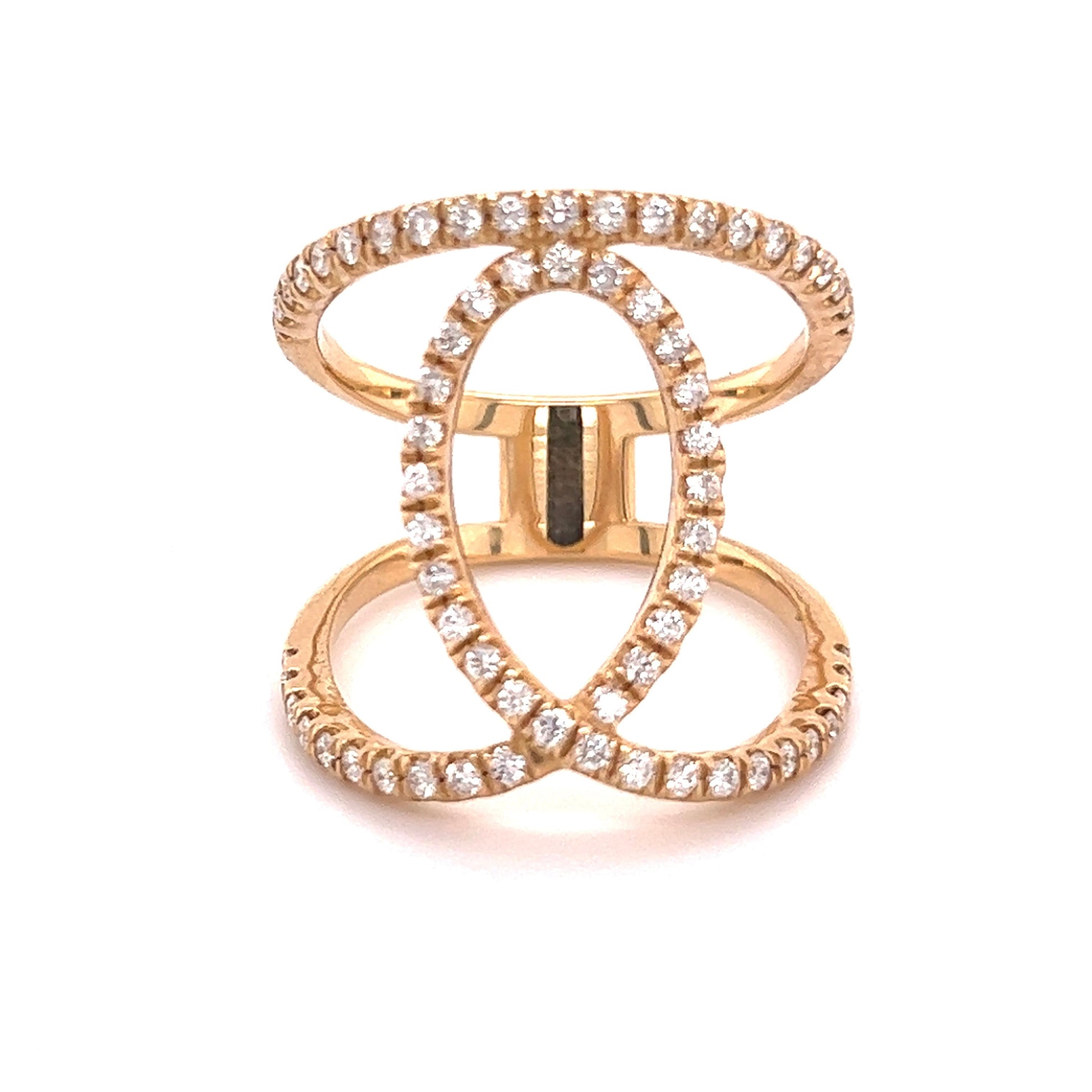 Diamond Ring Size 9.25 14k Gold 0.85 TCW 7.02 Grams Certified $5,950 215418 - Certified Fine Jewelry