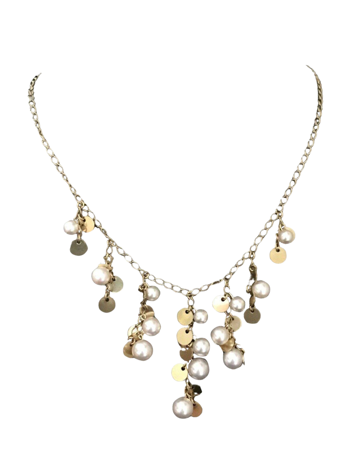 Akoya Pearl 14k Gold Necklace 8 mm 17" Italy Certified $3,950 817023 - Certified Fine Jewelry