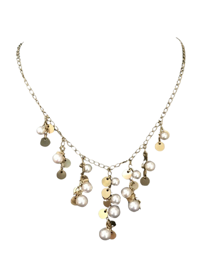 Akoya Pearl 14k Gold Necklace 8 mm 17"  Italy Certified $3,950 817023 - Certified Fine Jewelry