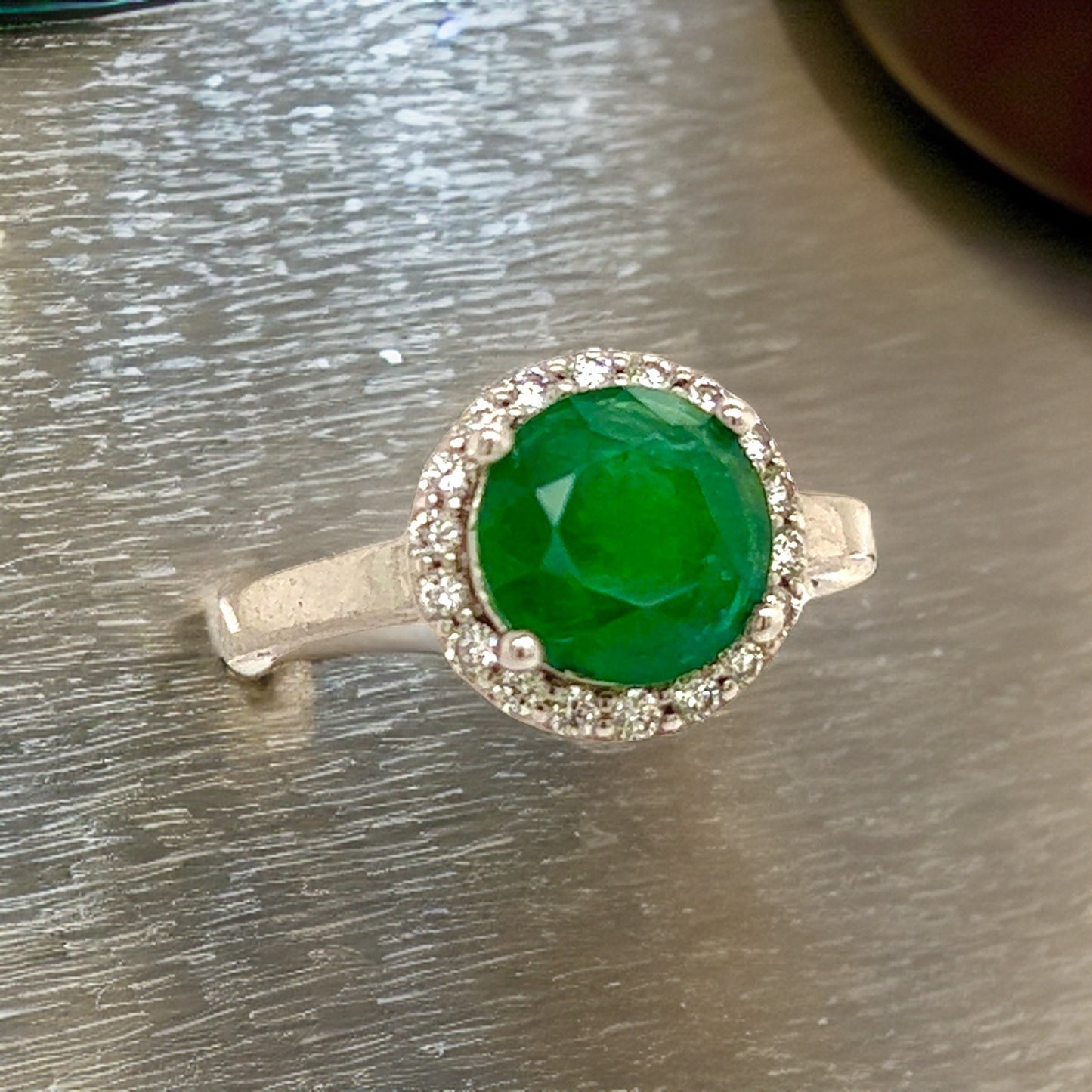 Natural Emerald Diamond Ring 14k Gold 2.83 TCW Certified $4,950 213252 - Certified Fine Jewelry
