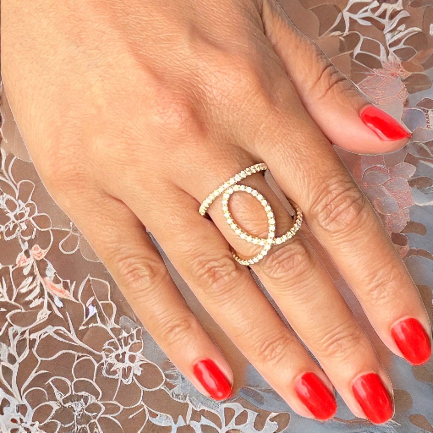 Diamond Ring 14k Gold 0.85 TCW Size 9.25 Certified $5,950 215643 - Certified Fine Jewelry