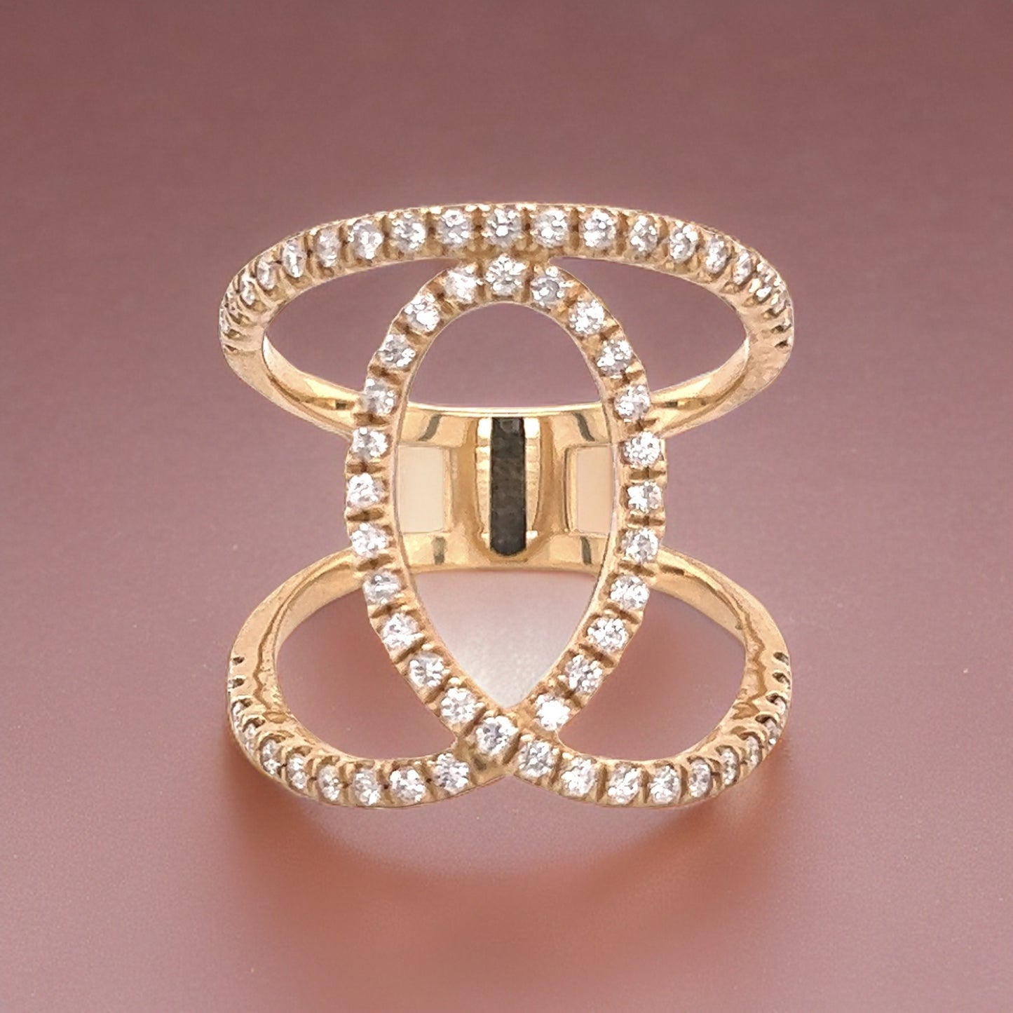 Diamond Ring Size 9.25 14k Gold 0.85 TCW 7.02 Grams Certified $5,950 215418 - Certified Fine Jewelry