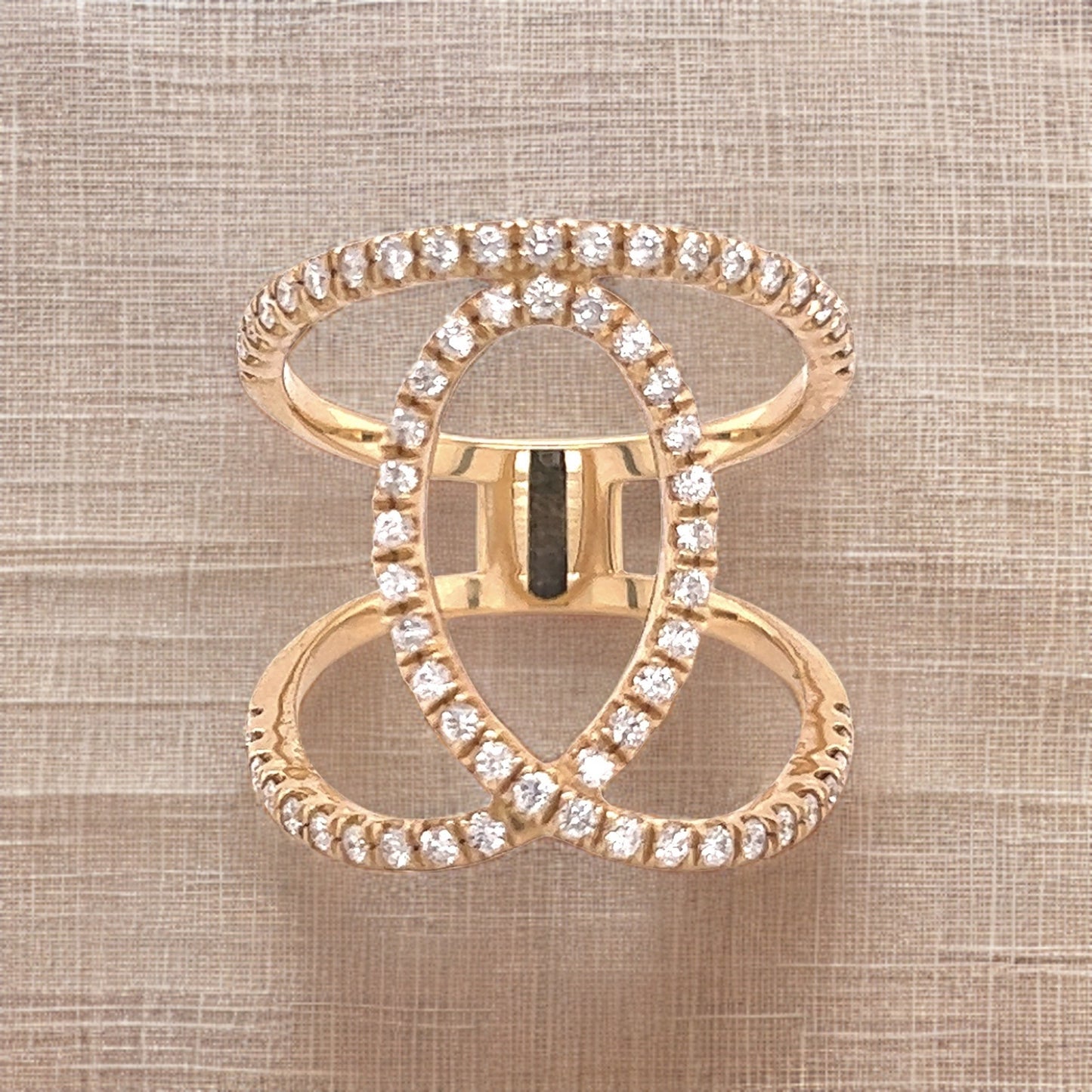 Diamond Ring Size 9.25 14k Gold 0.85 TCW 7.02 Grams Certified $5,950 215418 - Certified Fine Jewelry