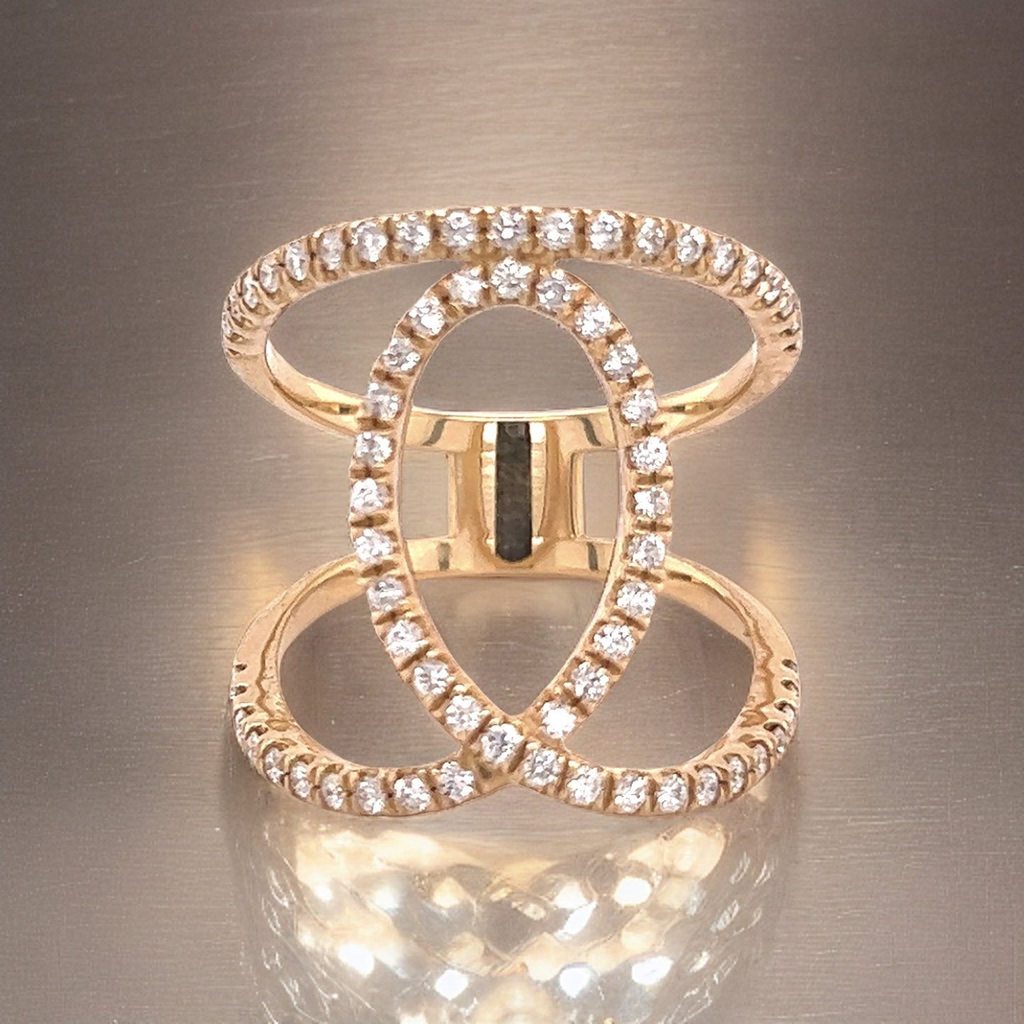 Diamond Ring Size 9.25 14k Gold 0.85 TCW 7.02 Grams Certified $5,950 215418 - Certified Fine Jewelry