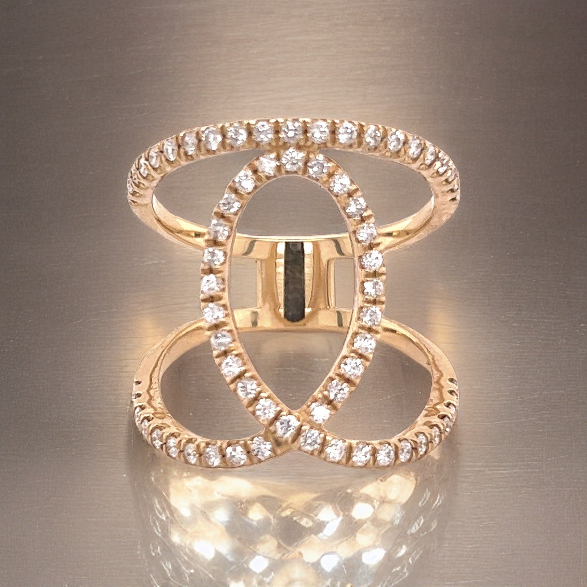 Diamond Ring Size 9.25 14k Gold 0.85 TCW 7.02 Grams Certified $5,950 215418 - Certified Fine Jewelry