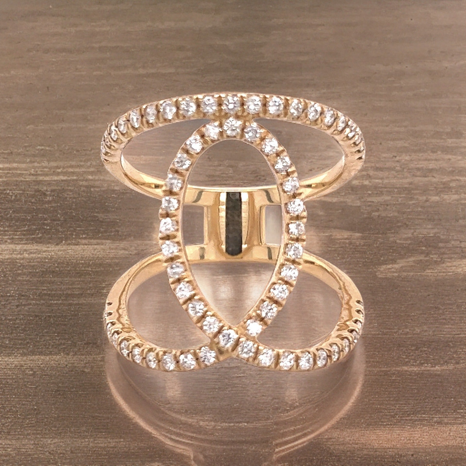 Diamond Ring Size 9.25 14k Gold 0.85 TCW 7.02 Grams Certified $5,950 215418 - Certified Fine Jewelry
