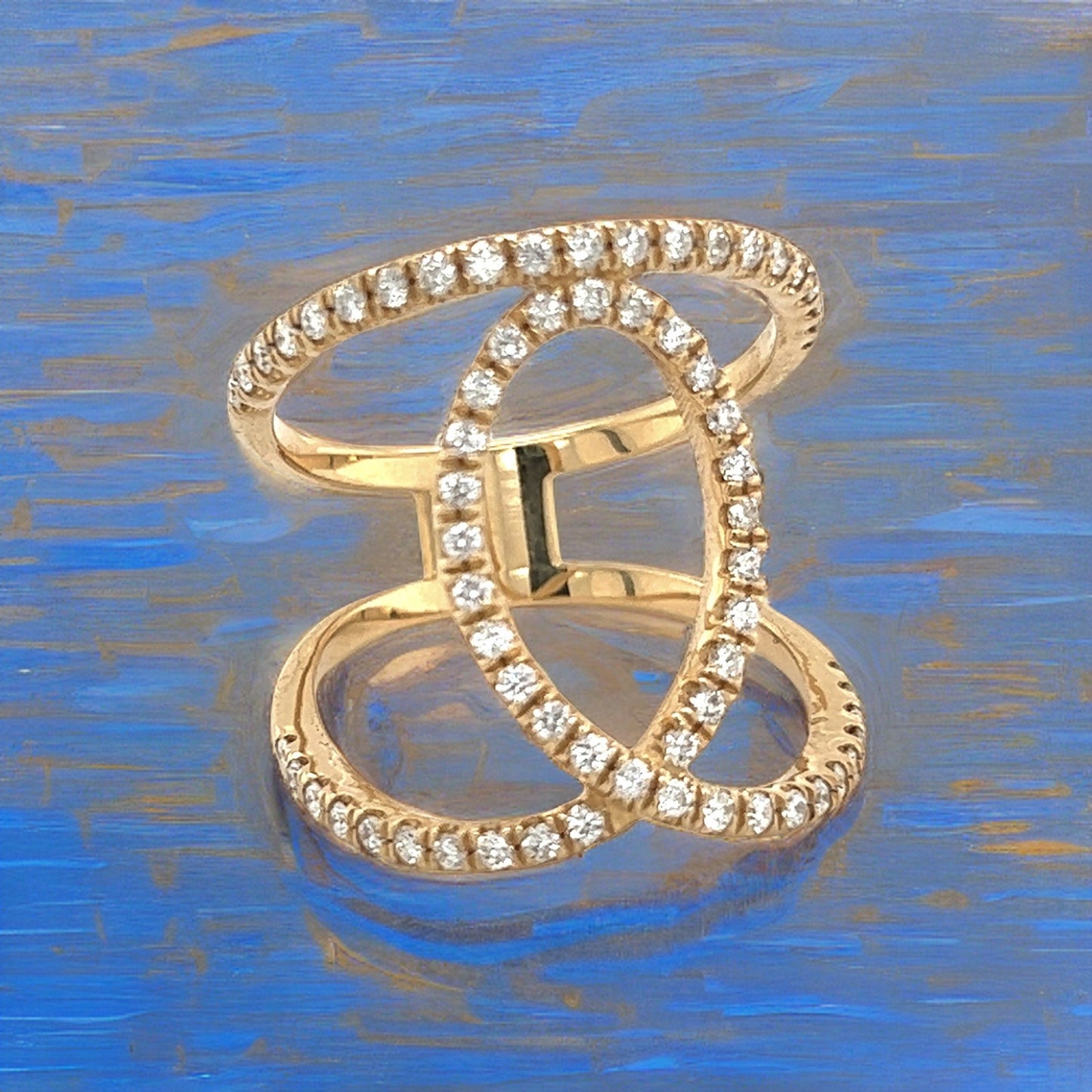 Diamond Ring Size 9.25 14k Gold 0.85 TCW 7.02 Grams Certified $5,950 215418 - Certified Fine Jewelry