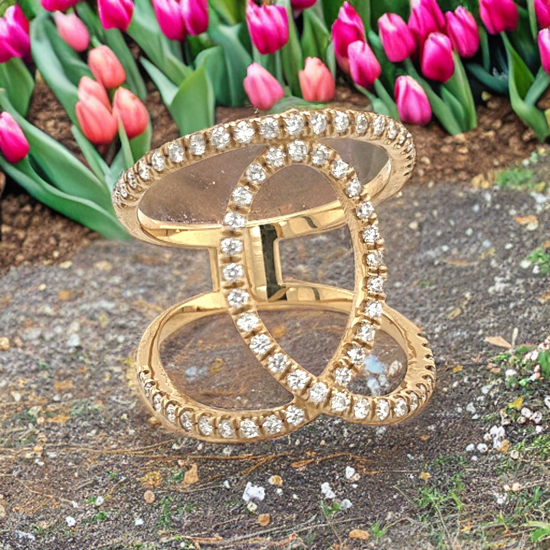 Diamond Ring Size 9.25 14k Gold 0.85 TCW 7.02 Grams Certified $5,950 215418 - Certified Fine Jewelry