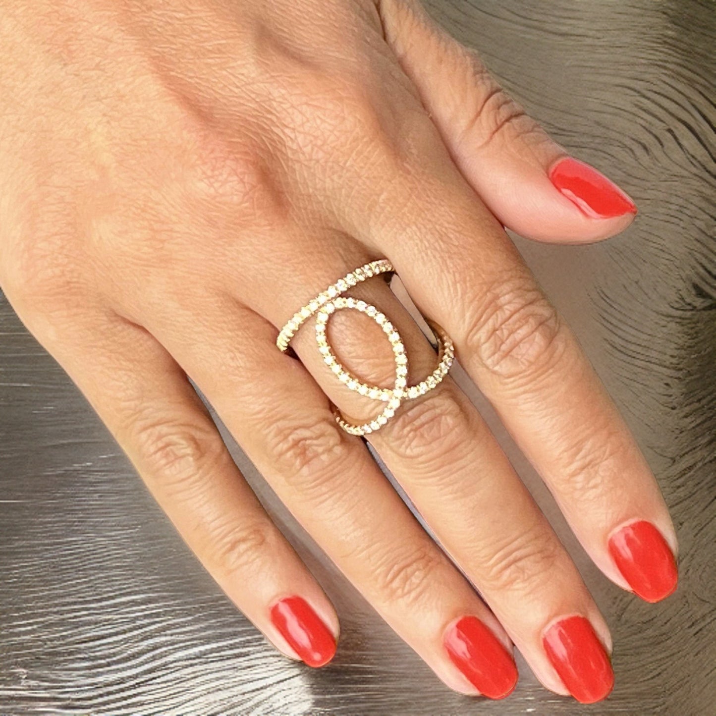 Diamond Ring Size 9.25 14k Gold 0.85 TCW 7.02 Grams Certified $5,950 215418 - Certified Fine Jewelry