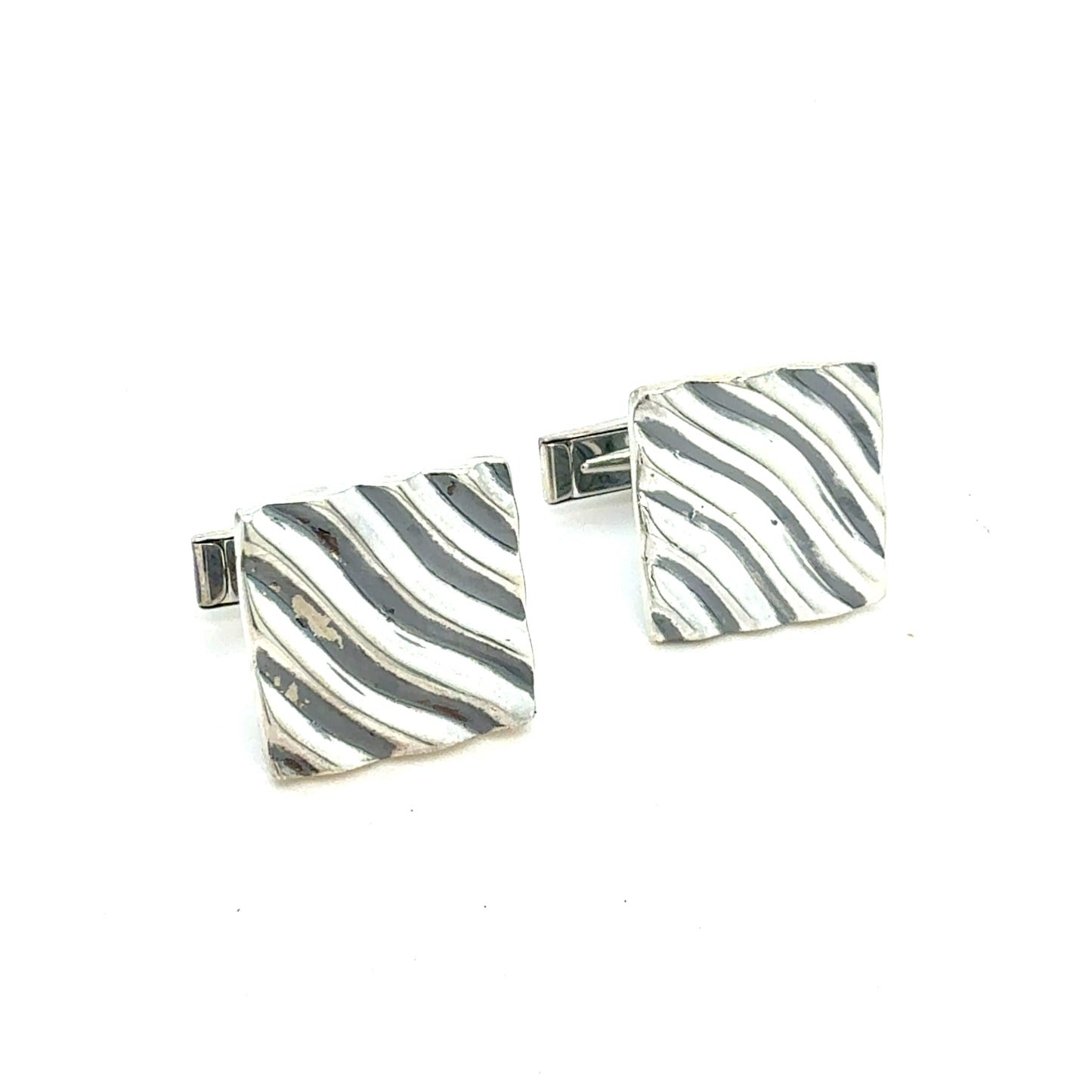 Tiffany & Co Estate Cufflinks Sterling Silver TIF974