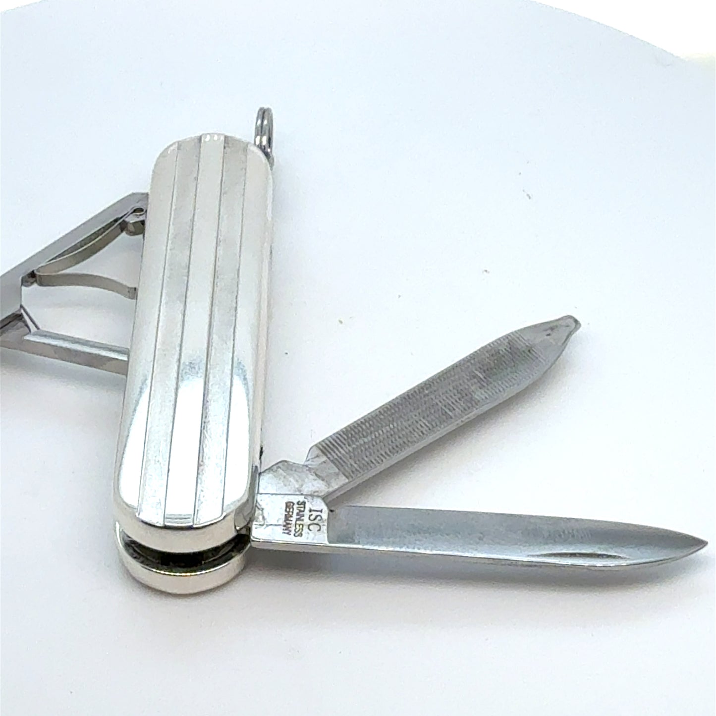 Tiffany & Co Estate Army Pocket Knife 1995 Silver TIF983