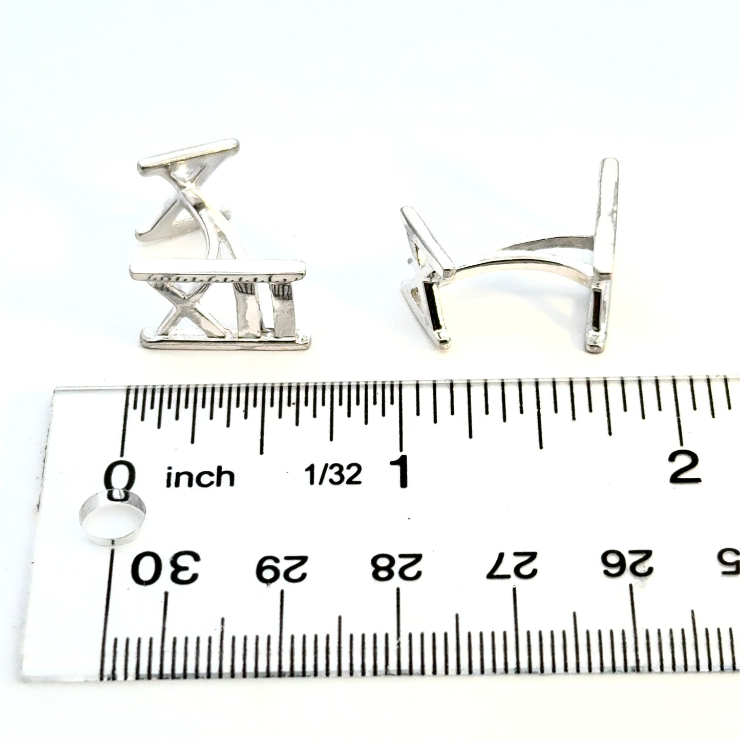 Tiffany & Co Cufflinks Sterling Silver 6.20 Grams Estate TIF917