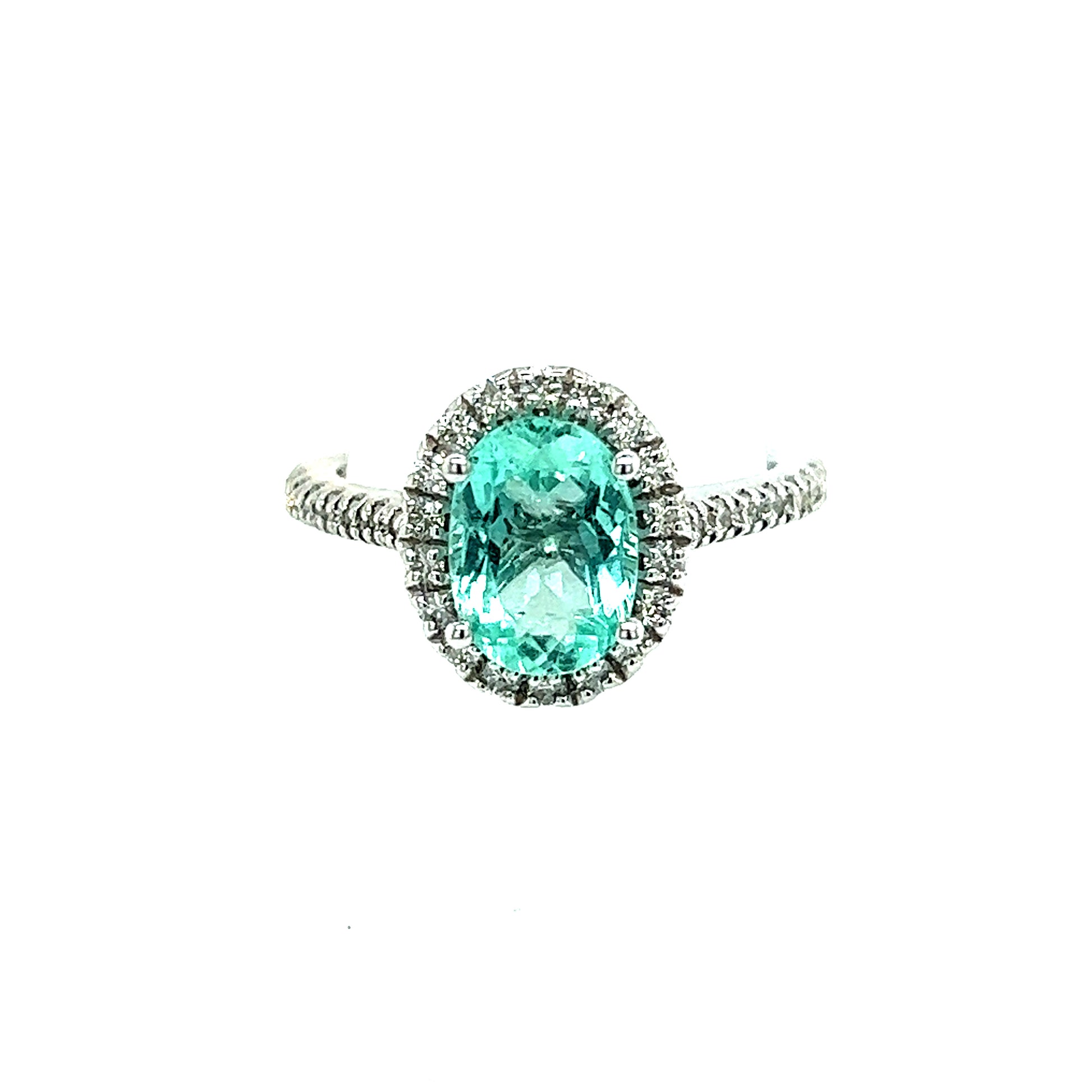 Natural Colombian Emerald Diamond Ring Size 6.5 14k W Gold 2.98 TCW Certified $6,790 218110