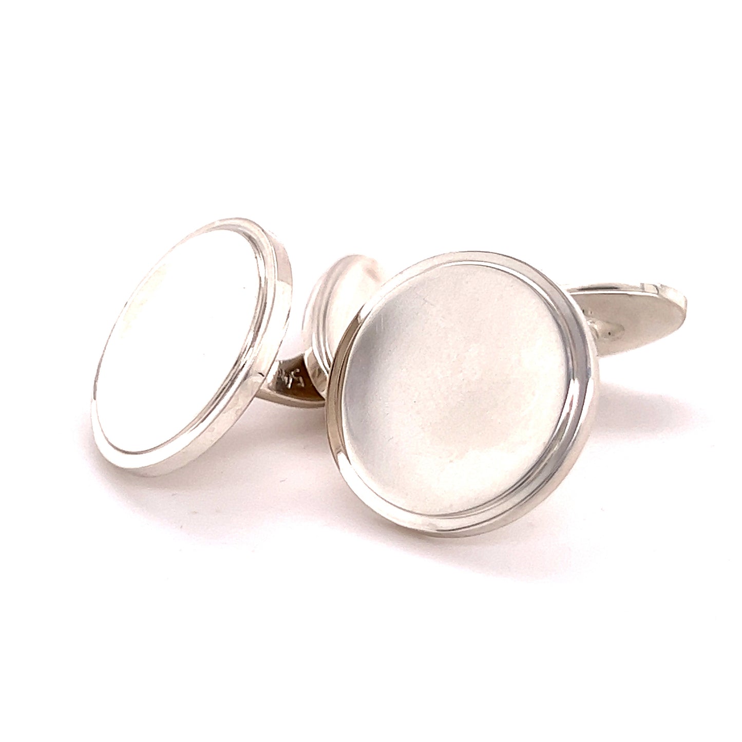 Georg Jensen Estate Sterling Silver Cufflinks 16.84 Grams GJ6 - Certified Fine Jewelry