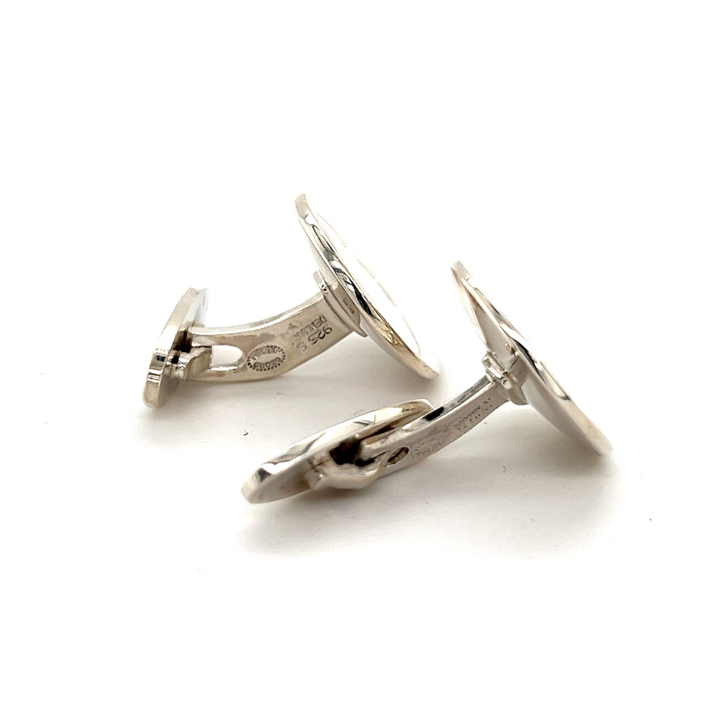 Georg Jensen Estate Sterling Silver Cufflinks 15.1 Grams GJ8 - Certified Fine Jewelry