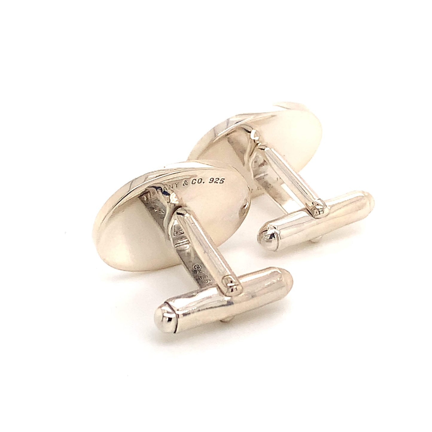 Tiffany & Co. Estate Cufflinks Sterling Silver 925 15.3 Grams TIF20 - Certified Fine Jewelry